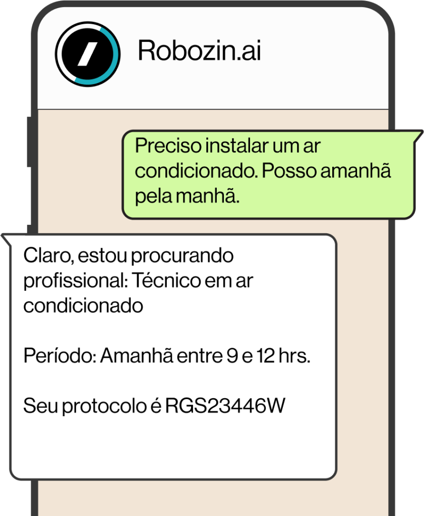 Automatize a Busca: Deixe que o Robozin busca profissionais para você